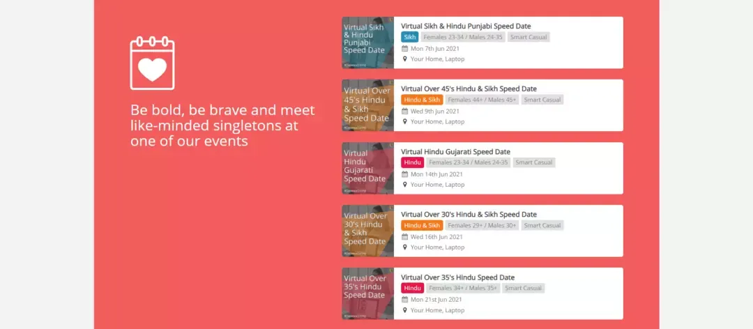 Asiand8 events listing