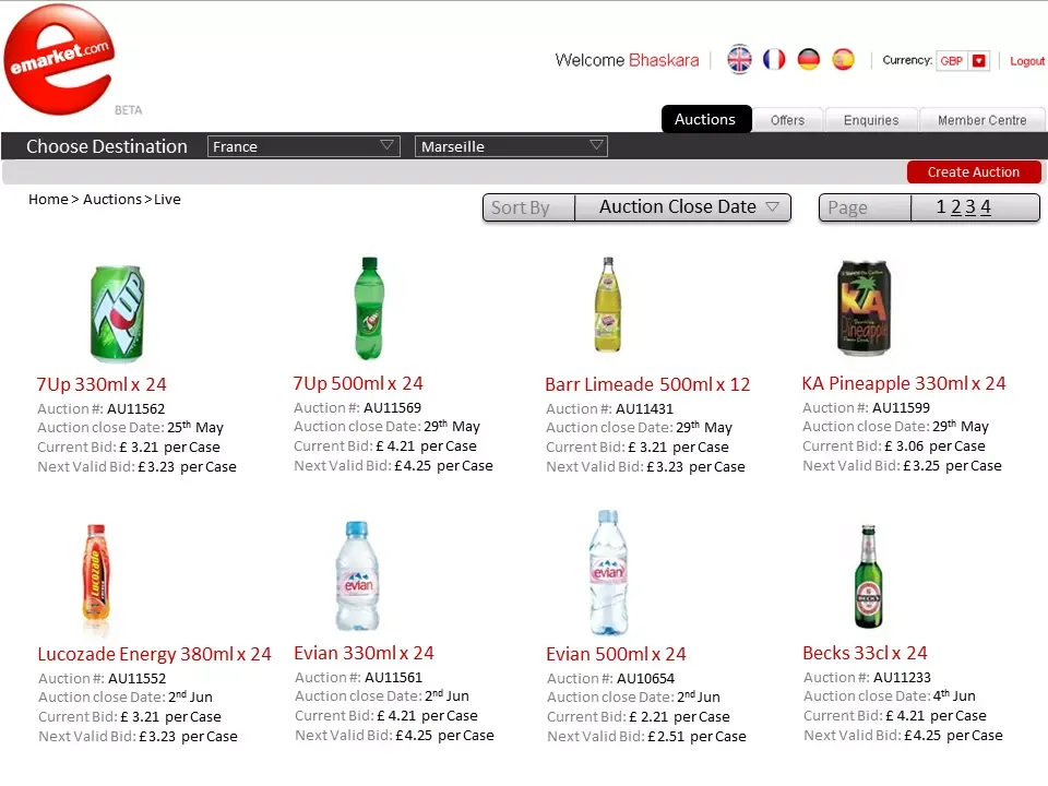 emarket.com product listing