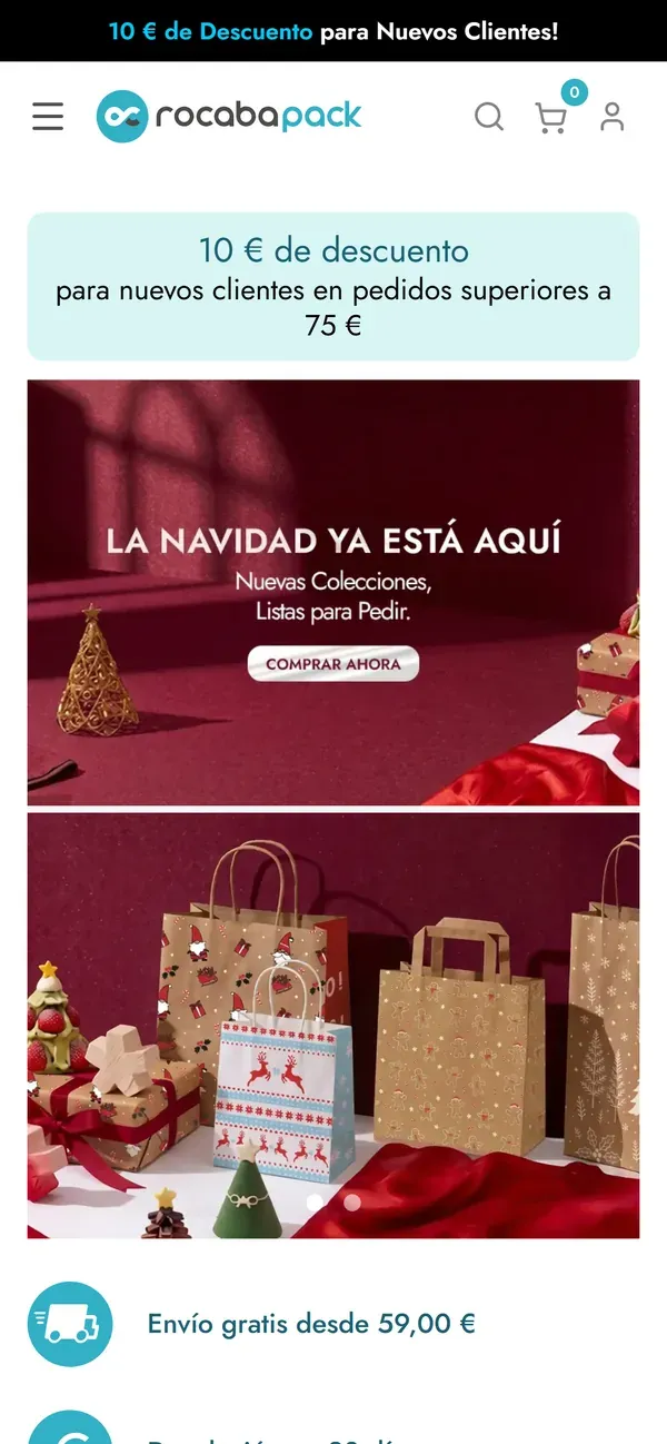 Rocaba Pack Spain on a phone